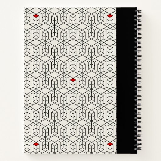  geometrisch bullet journal notitieboek (Achterkant)