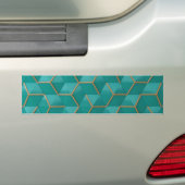 geometrisch bumpersticker (Op auto)