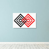 Geometrisch Canvas Afdruk (Insitu (Houten vloer))