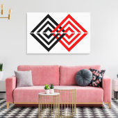 Geometrisch Canvas Afdruk (Insitu (Woonkamer))