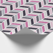 Geometrisch Chevronpatroon Cadeaupapier (Hoek)