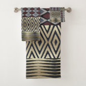 "Geometrisch chique voor uw badkamer" Bad Handdoek (Insitu)