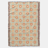  geometrisch cirkelpatroon deken (Voorkant Verticaal)