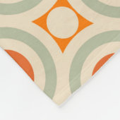  geometrisch cirkelpatroon fleece deken (Hoek)