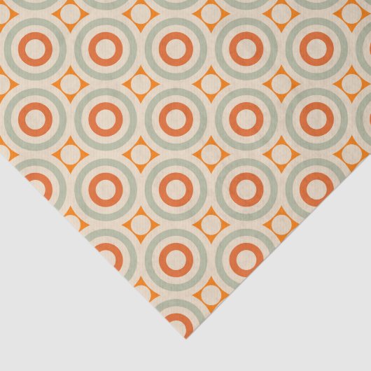  geometrisch cirkelpatroon tissuepapier (Detail)