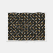 Geometrisch cirkelvormig patroon fleece deken (Voorkant (Horizontaal))