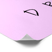 Geometrisch Colorful Dragonfly-Poster Poster (Hoek)