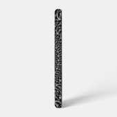 Geometrisch concentrisch herhalend patroongolfblad samsung galaxy hoesje (Linkerkant)