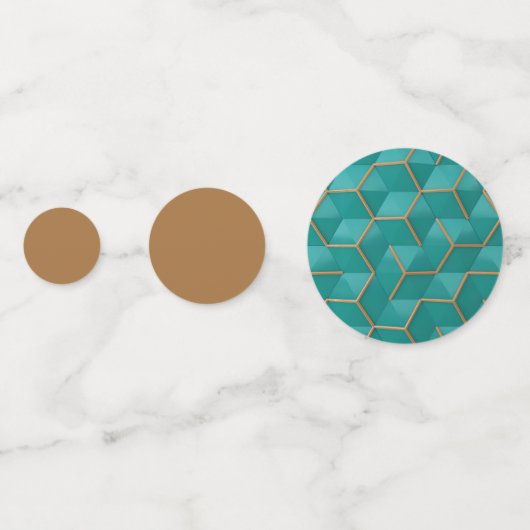 geometrisch confetti (Achterkanten)