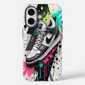 Geometrisch contrast. Case-Mate iPhone case (Achterkant)