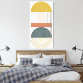 Geometrisch daglicht III Canvas Afdruk (Insitu (Slaapkamer))