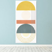 Geometrisch daglicht III Canvas Afdruk (Insitu (Houten vloer))