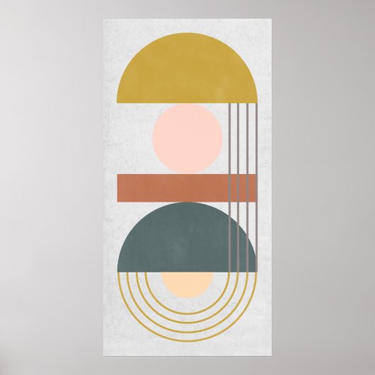 Geometrisch daglicht III Poster (Voorkant)