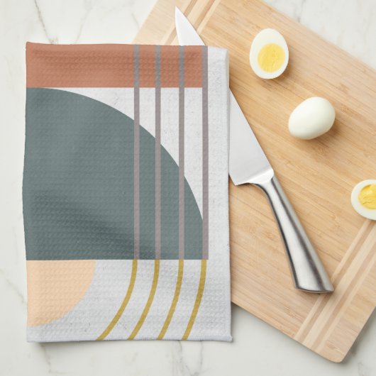 Geometrisch daglicht III Theedoek (Quarter Fold)