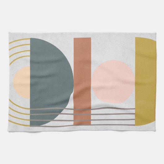 Geometrisch daglicht III Theedoek (Horizontaal)