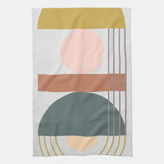 Geometrisch daglicht III Theedoek (Verticaal)