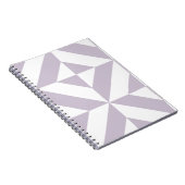 Geometrisch decoderpatroon van Bleek-koellade Notitieboek (Rechterzijde)