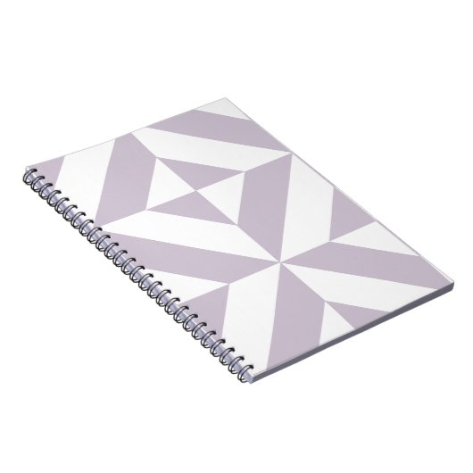 Geometrisch decoderpatroon van Bleek-koellade Notitieboek (Rechterzijde)