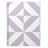 Geometrisch decoderpatroon van Bleek-koellade Notitieboek (Voorkant)