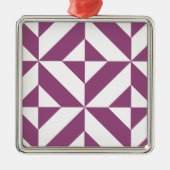 Geometrisch decoderpatroon wapengrafiek metalen ornament (Voorkant)