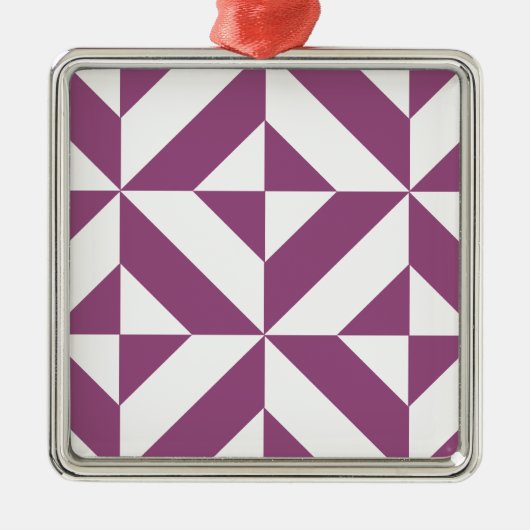 Geometrisch decoderpatroon wapengrafiek metalen ornament (Voorkant)