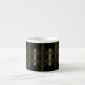 geometrisch decopatroon espresso kop (Voorkant)