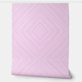Geometrisch Diamant Patroon Girly Pink Behang