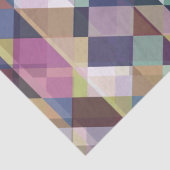 geometrisch donkerder schoppen, onderdeelpapier tissuepapier (Detail)