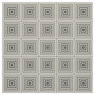 Geometrisch doospatroon in zoete maïs stof