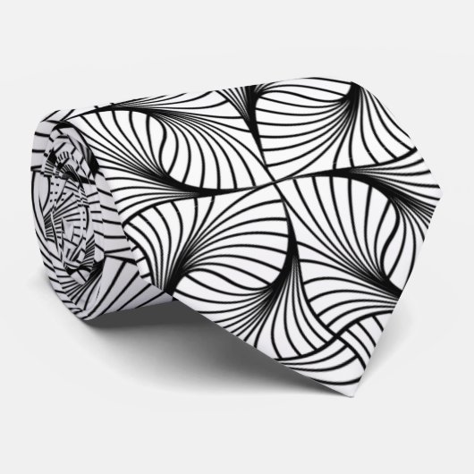 geometrisch draaibaar stropdas (Opgerold)