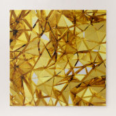 Geometrisch driedimensionaal goud metaal legpuzzel (Horizontaal)