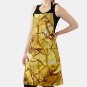 Geometrisch driedimensionaal goud metaal schort (Insitu)