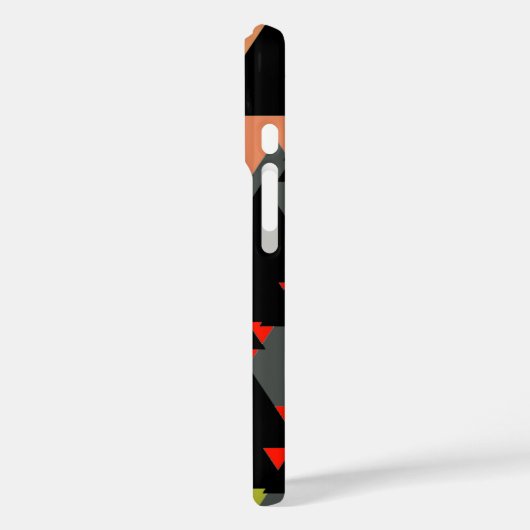 geometrisch driehoekig patroon Case-Mate iPhone case (Achterkant / Links)