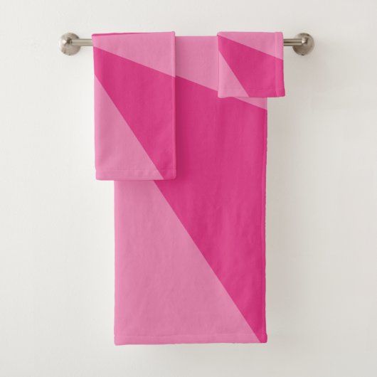 Geometrisch driehoekspatroon bad handdoek (Insitu)