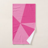 Geometrisch driehoekspatroon bad handdoek (Handdoek)