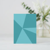 Geometrisch driehoekspatroon briefkaart (Staand voorkant)