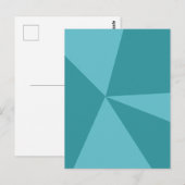 Geometrisch driehoekspatroon briefkaart (Voorkant / Achterkant)