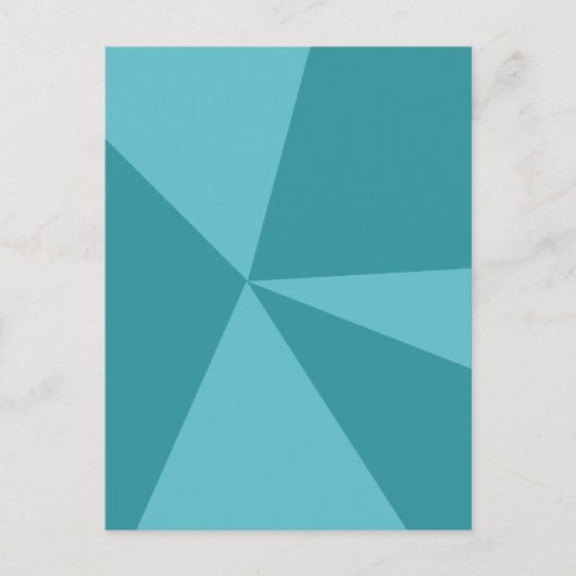 Geometrisch driehoekspatroon briefkaart (Voorkant)