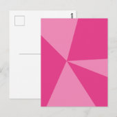 Geometrisch driehoekspatroon briefkaart (Voorkant / Achterkant)