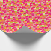 Geometrisch driehoekspatroon cadeaupapier (Hoek)