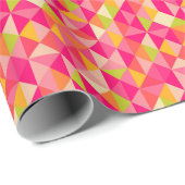 Geometrisch driehoekspatroon cadeaupapier (Rol Hoek)