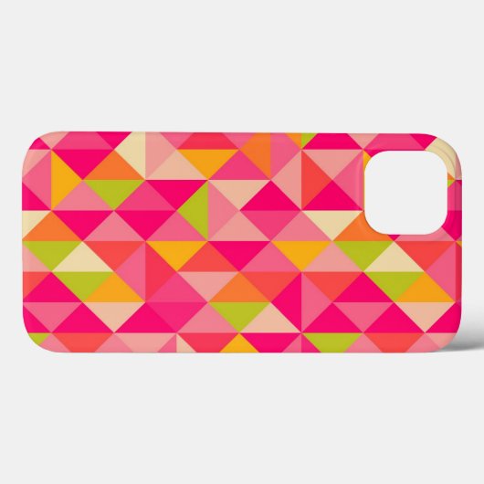 Geometrisch driehoekspatroon Case-Mate iPhone case (Achterkant (horizontaal))