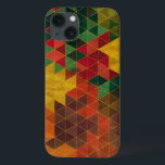 Geometrisch driehoekspatroon iPhone 13 hoesje<br><div class="desc">Geometrisch driehoekspatroon</div>