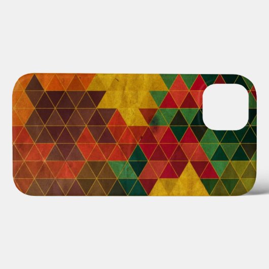 Geometrisch driehoekspatroon Case-Mate iPhone case (Achterkant (horizontaal))