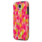 Geometrisch driehoekspatroon Case-Mate samsung galaxy hoesje (Achterkant Links)
