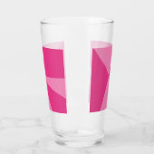 Geometrisch driehoekspatroon glas (Links)