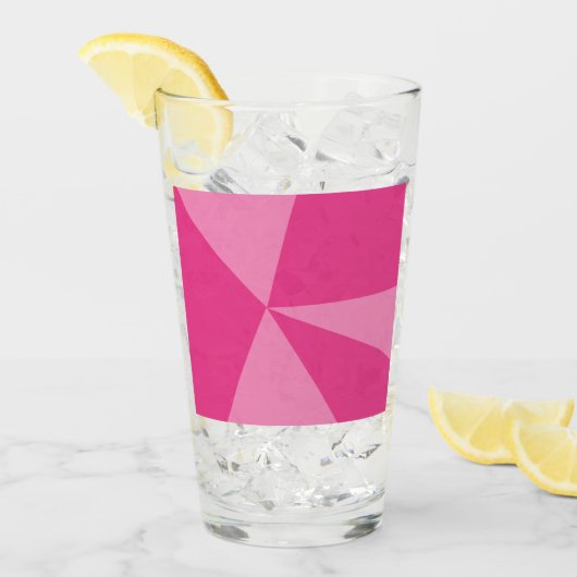 Geometrisch driehoekspatroon glas (Voorkant ijs)