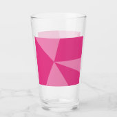 Geometrisch driehoekspatroon glas (Voorkant)