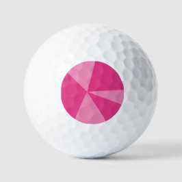 Geometrisch driehoekspatroon golfballen