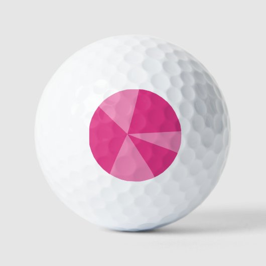 Geometrisch driehoekspatroon golfballen (Voorkant)